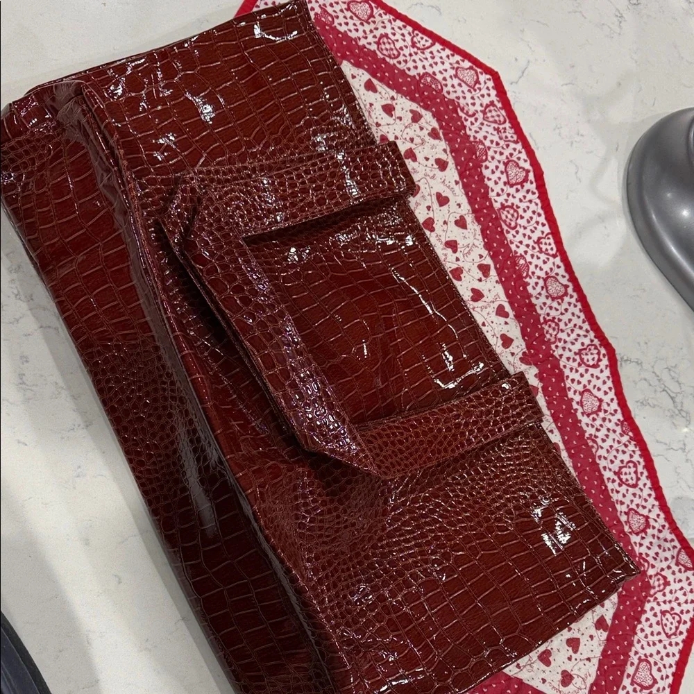 Redish Brown Leather Bag